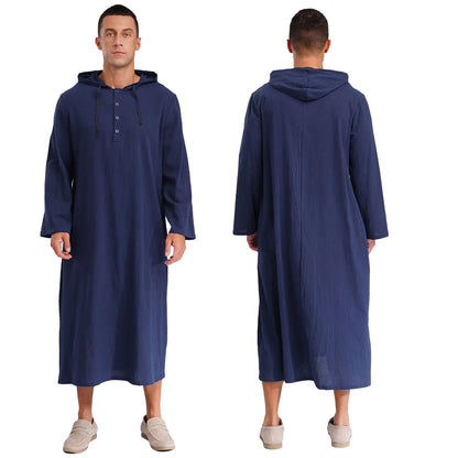 Islamic Kaftan Muslim Jubba Arabic  Thobe Men&