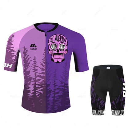 Cycling Jersey Set Team Racing Bike Clothes Summer Mountain Bicycle Clothing Men&