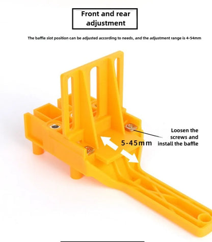 Woodworking Dowel Handheld Drill Guide and Hole Saw Tool 6/8/10mm Drill Bit For Carpentry Straight Hole Locator Clamp