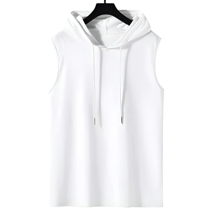 New sleeveless vest top for men with a casual temperament, trendy and lazy men&