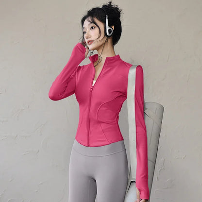 new Sportswear Woman Gym Yoga Sports Jacket Women&