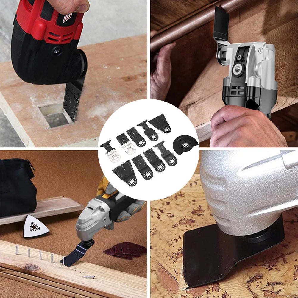 Saw Accessories  Oscillating Saw Blades Multifunctional Cutting Tool for Wood Plastic Soft Metal Wood Cutting Kit