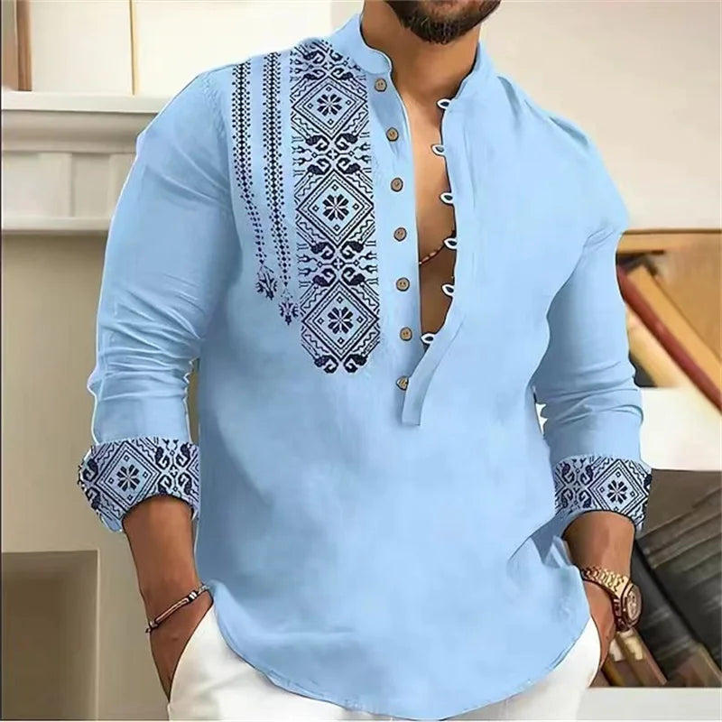Linen shirt men&