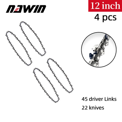 NAWIN Chains for electric chain saws 4/6/8/10/12/16 inch wood saws chain saws