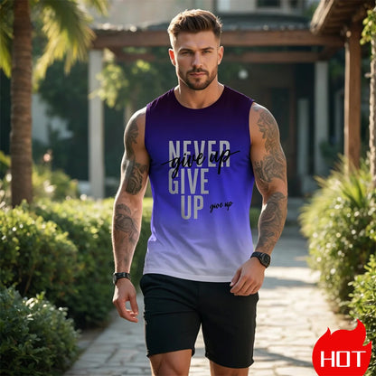 sleeveless T-shirt for man Summer men&