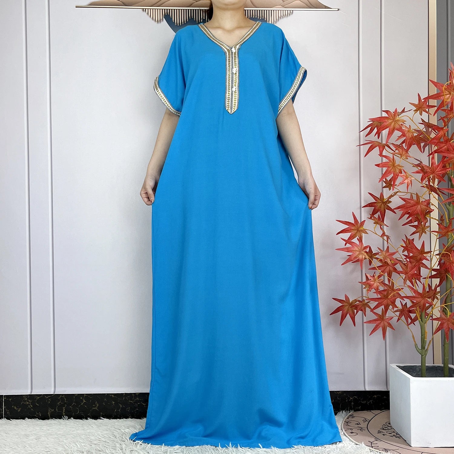 New Summer Kaftan Abaya 2023 African Dresses for Women Traditional Clothing Islam Prayer Attire Turkey Muslim Loose Robe Ramadan