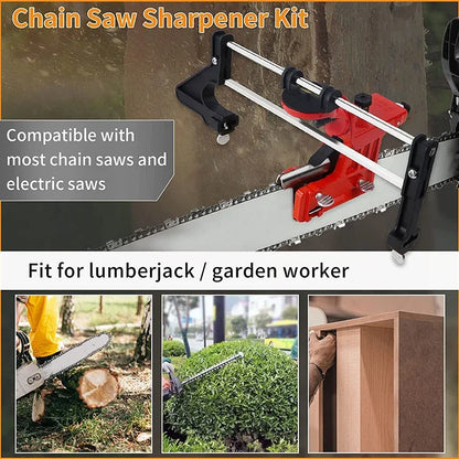 NEW Chainsaw Sharpener Manual Chainsaw Chain Sharpening Chain Saw Sharpen Tool for Most Chain Saws Electric Saws Garden Tools