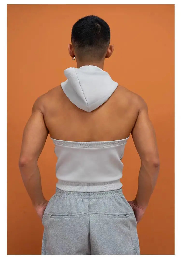 Gym T-shirt Man Sleeveless Sweatshirt Gym Clothing Men Bodybuilding Clothes Men&