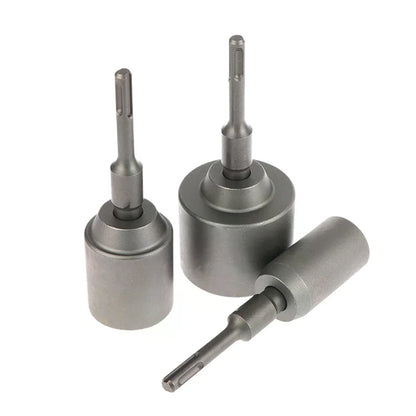 Forged Steel SDS-Plus Ground Rod Driver, Heavy Rotary Hammer Drills, T Post Drill Converter.