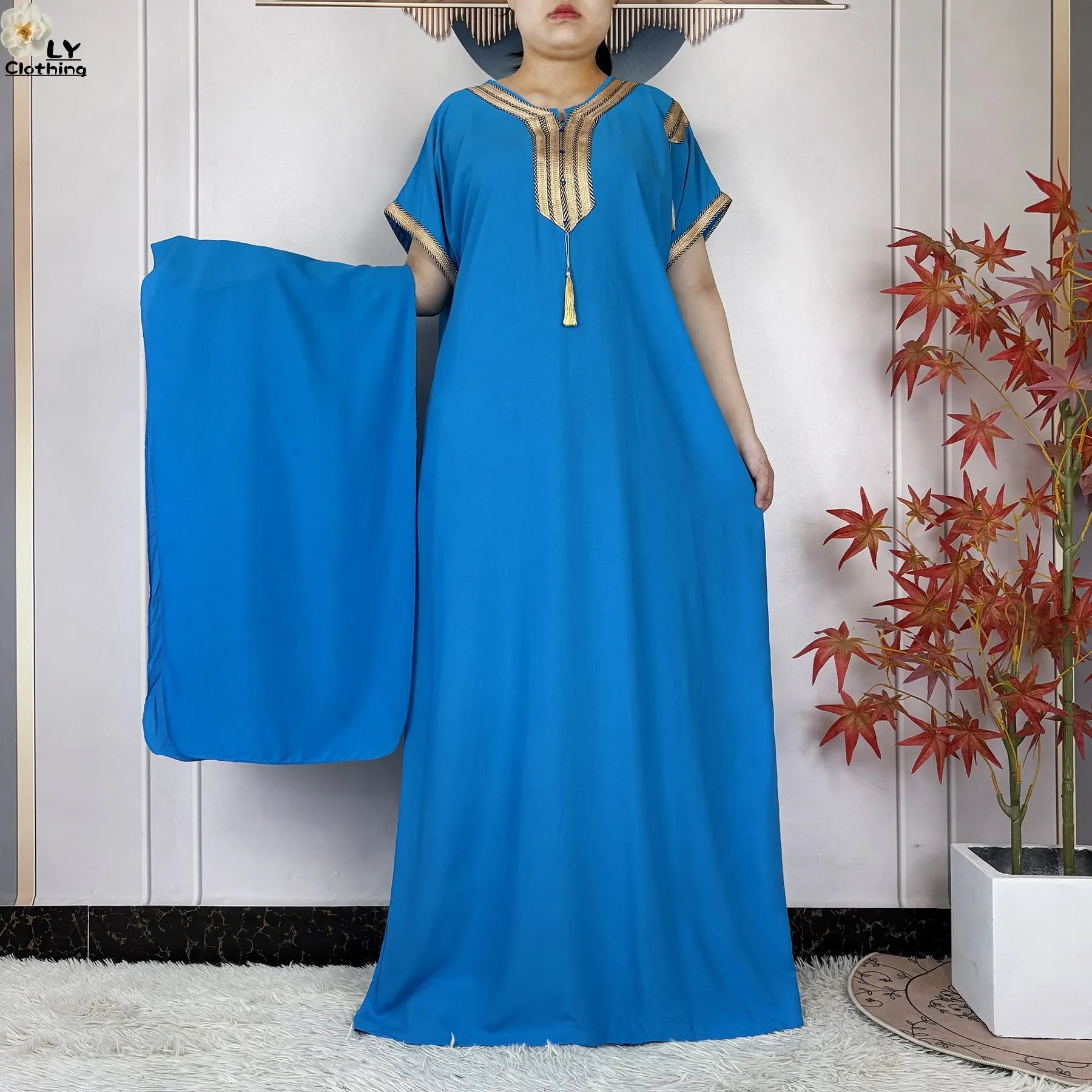 New Summer Kaftan Abaya 2023 African Dresses for Women Traditional Clothing Islam Prayer Attire Turkey Muslim Loose Robe Ramadan