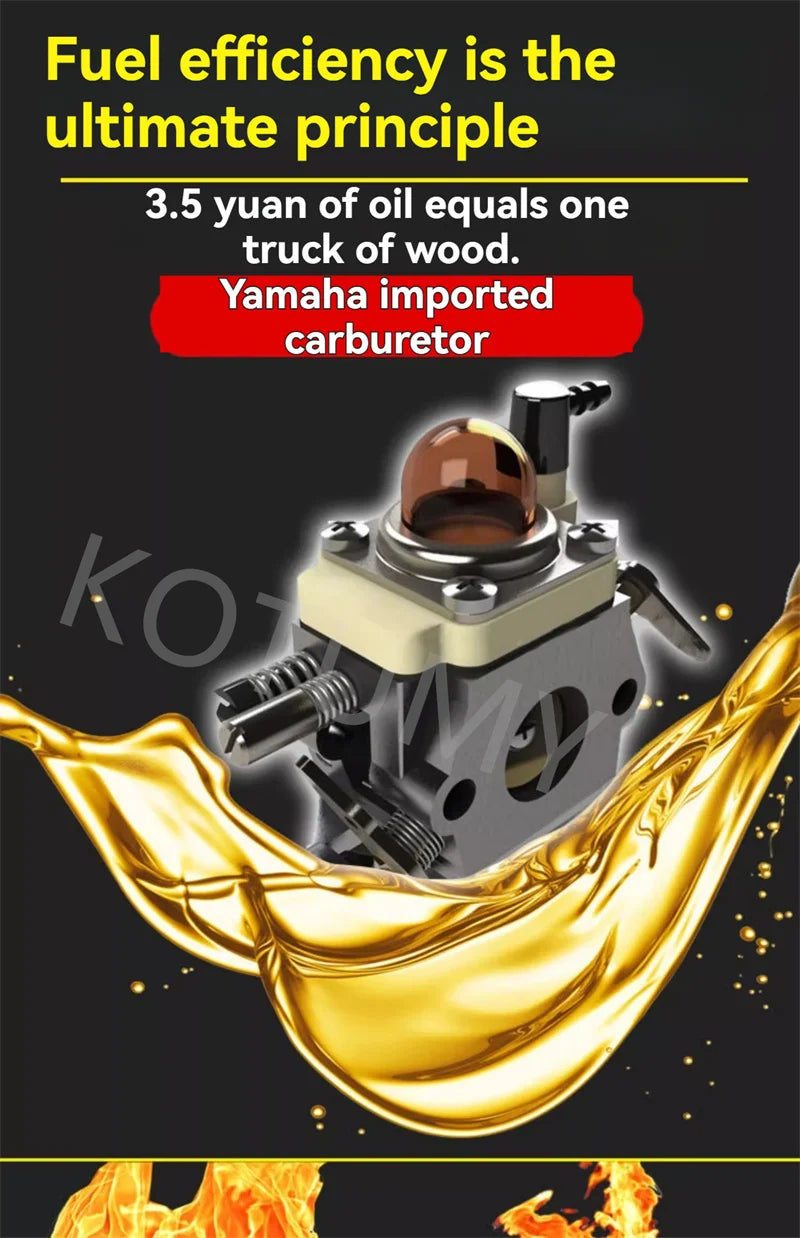 GasolineSaws Household Single Handheld Lightweight Imported Logging Saws 12 Inch Tree Cutting Machines Electric Saws