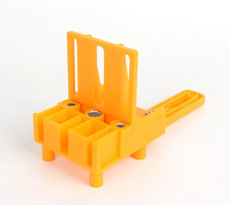 Woodworking Dowel Handheld Drill Guide and Hole Saw Tool 6/8/10mm Drill Bit For Carpentry Straight Hole Locator Clamp
