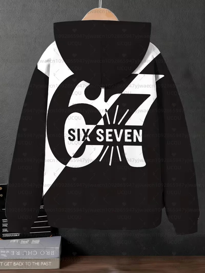 Hoodies For Kids 67 Six Seven Italian Brain Rot Math Joke Tops Y2k Game Saying Zipper Clothes Graphic Y2k Children&