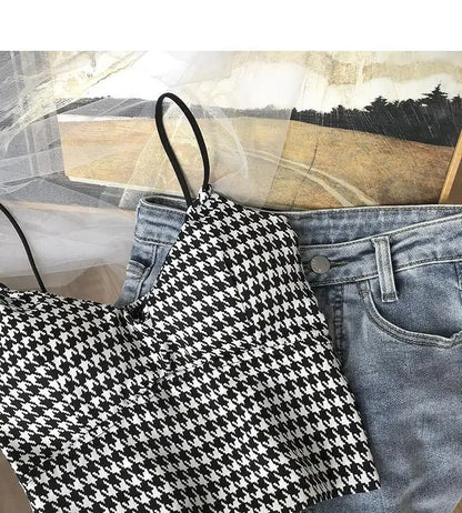 Crop Top Women Sexy Wireless Push Up Padded Tank Top Slim Was Thin Sports Summer Camisole 2023 New