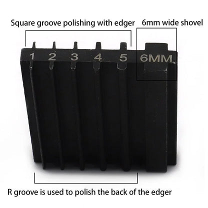 DIY Handmade Leather Tool Steel Double Side Repair Tools For Sharpening Knife Wide Shovel Edger Skiving Cutting  Craft