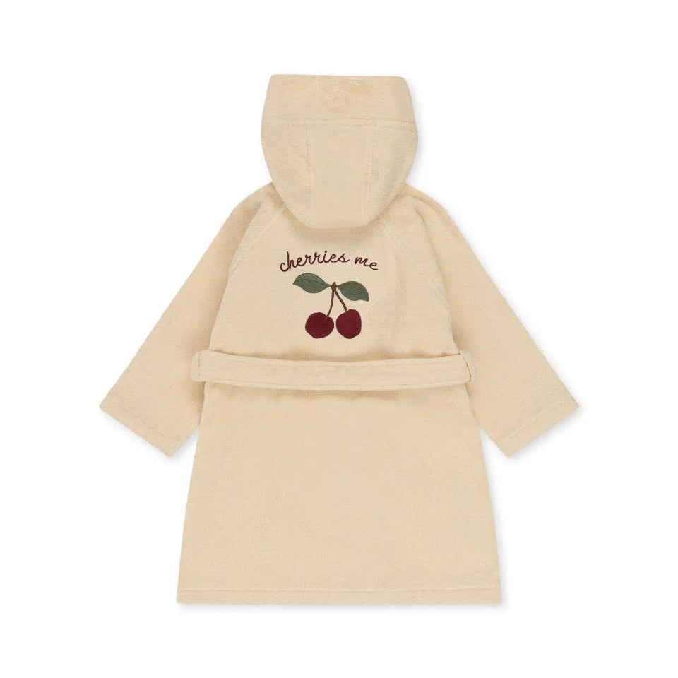 2024 KS Kids Cute Lemon Bathrobe Boys Girl Pajamas Toddler Clothing Children Soft Bath Robe Nightgown Teenager Towels 1-12 Years