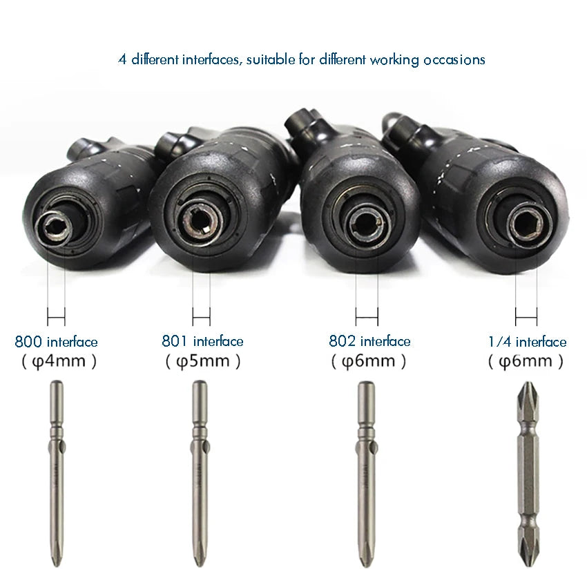 Electric Screw driver with Power Adapter, 800, 801, 802, 1/4 Interface, Adjustable Torque Power Screwdriver Screw Bit Gun