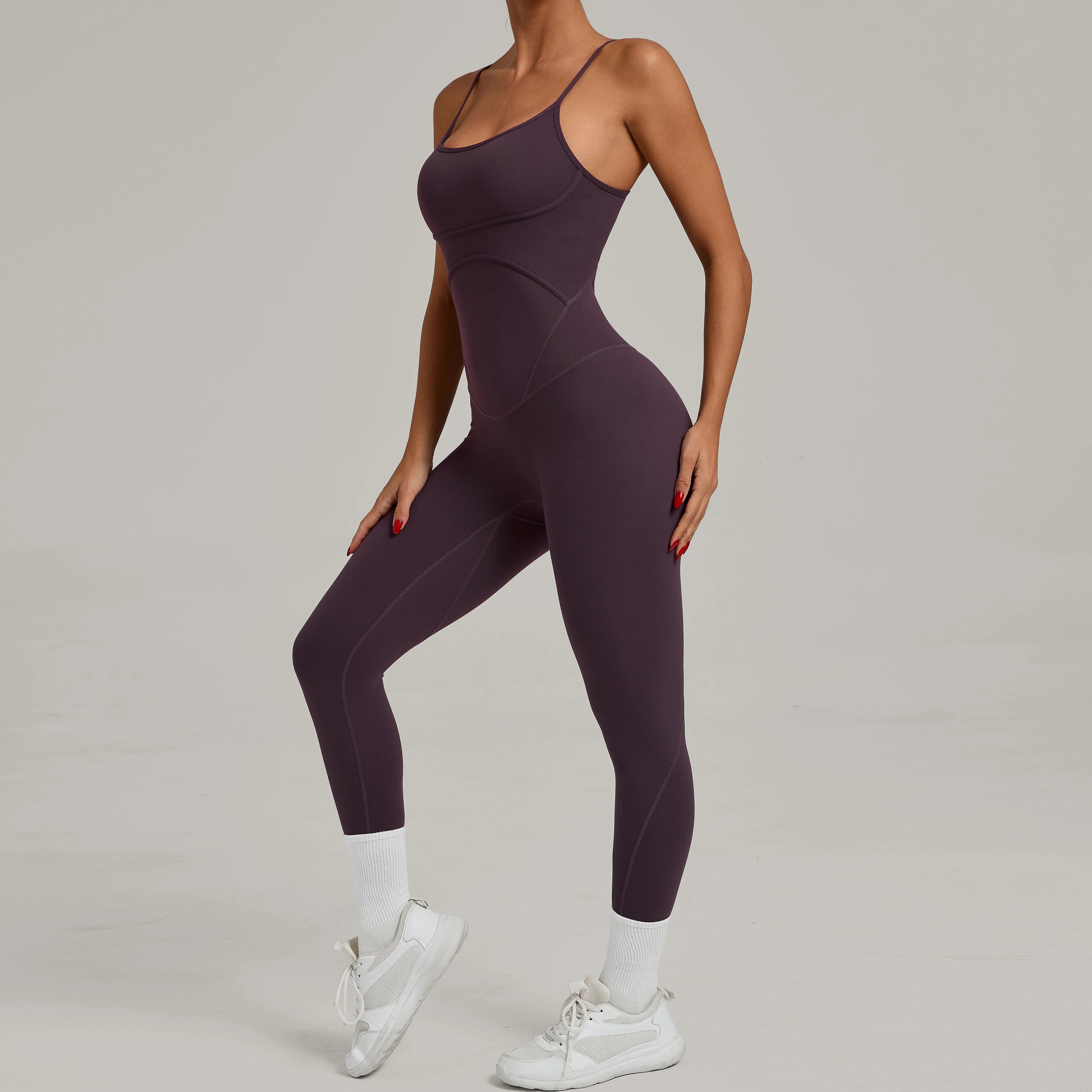 Padded One-Piece Yoga Clothes Sportswear Women&