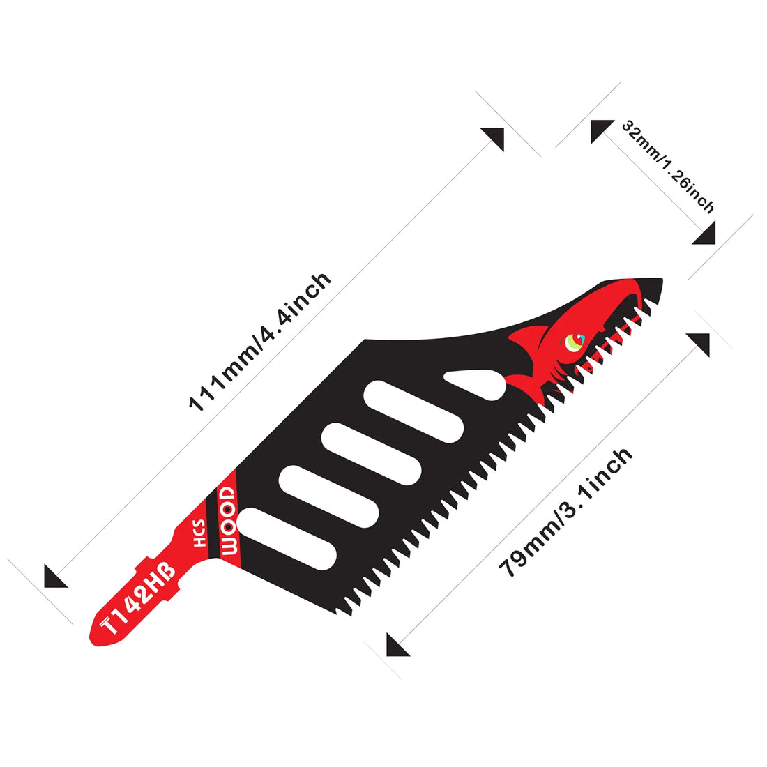 Jigsaw Blade Extra Long Heavy Duty Scroll Saw Blades T-Shank Fine Coarse Teeth for Wood Aluminum Tight Spaces