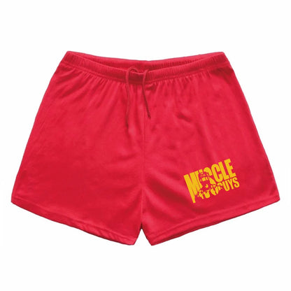 Quick Dry Running Shorts Men Solid Sports Clothing Fitness Bodybuilding Short Pants Sport Homme Gym Training Beach Shorts Length
