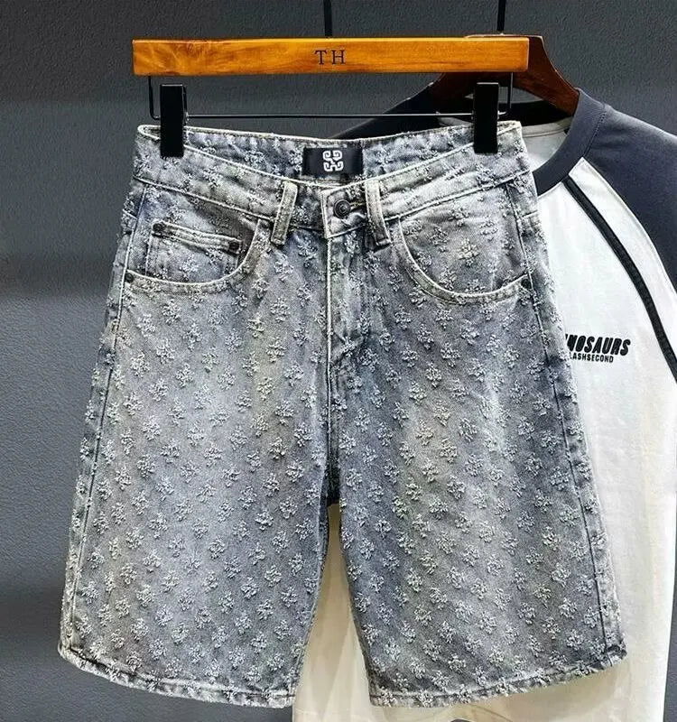 Short Shorts Summer New Personalized Trendy Brand Five Quarter Pants Korean Version Trend Slim Fit Versatile Youth Fashion