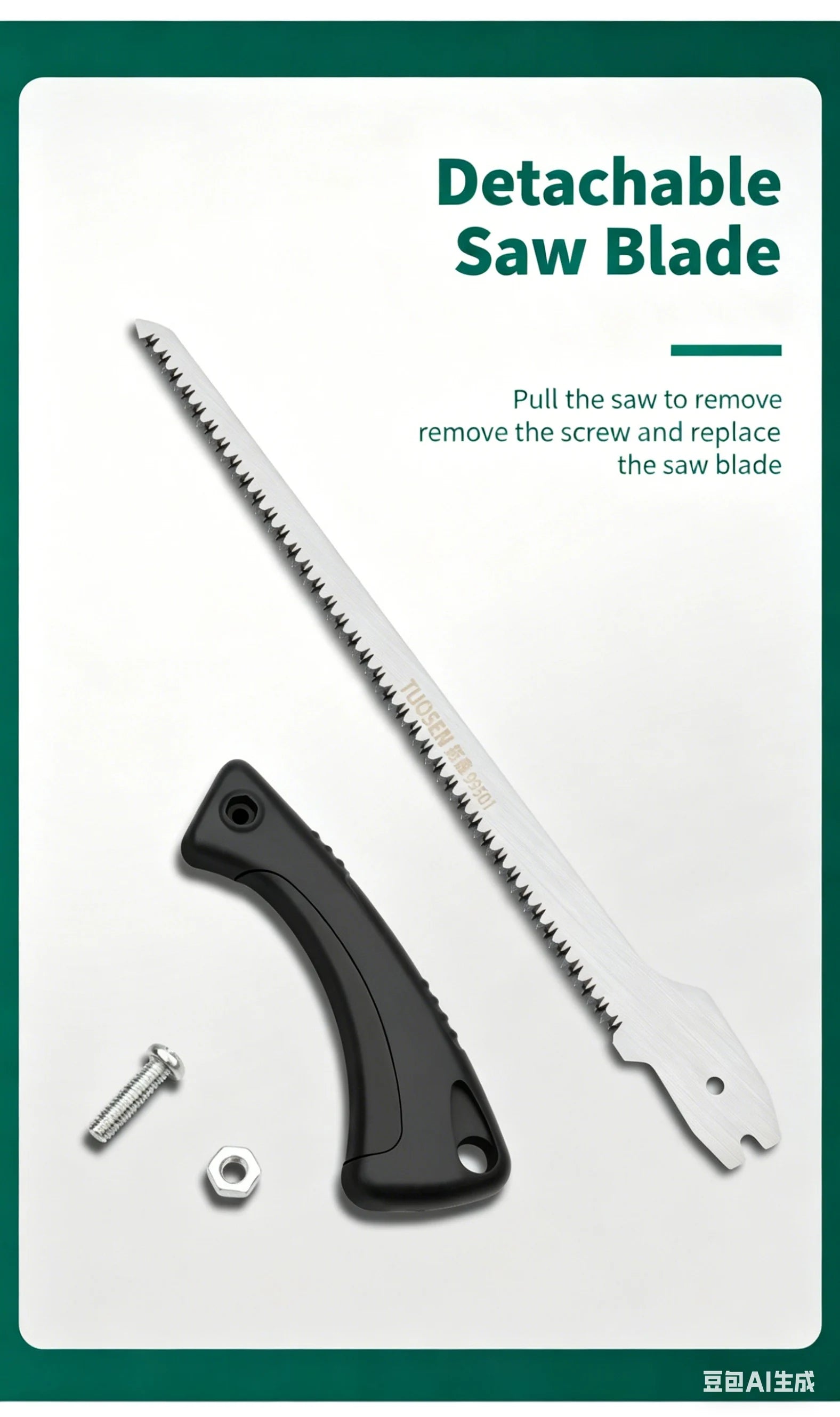 SK5 Flush Cut Saw Handheld Pruning Saw for Woodworking Tree Branch Trimming Sharp Swallowtail Saw Garden Forestry Tool