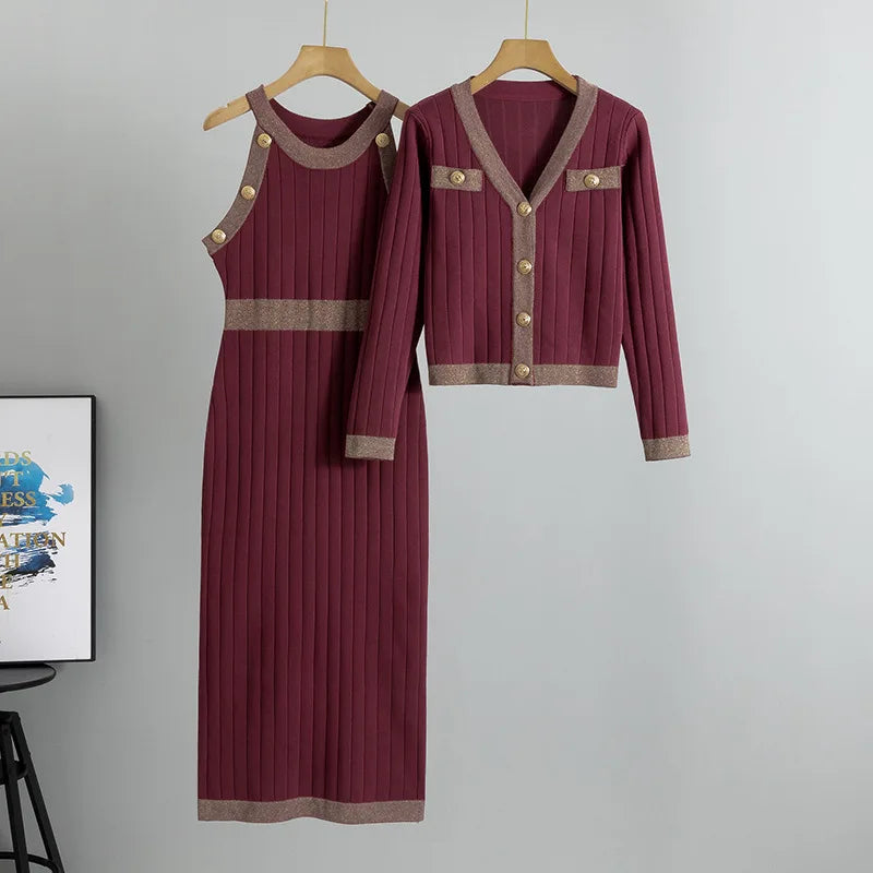 French Style Dress Sets Women&