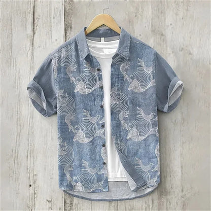 Linen Shirt-2025 Summer Men&