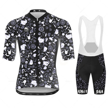 Cycling Jersey Set Team Racing Bike Clothes Summer Mountain Bicycle Clothing Men&