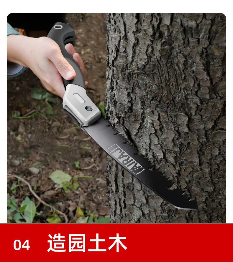 Small portable household manual wood saw special saw blade for gardening tools used to trim trees and branches