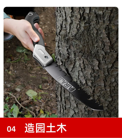 Small portable household manual wood saw special saw blade for gardening tools used to trim trees and branches