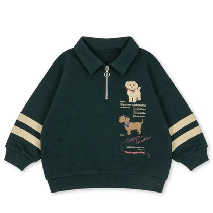 Hoodies Mother Kids 2025 New Autumn Winter Baby Boys Girls Cartoon T Shirts Hooded Sweatshirts Pants Korean Children&