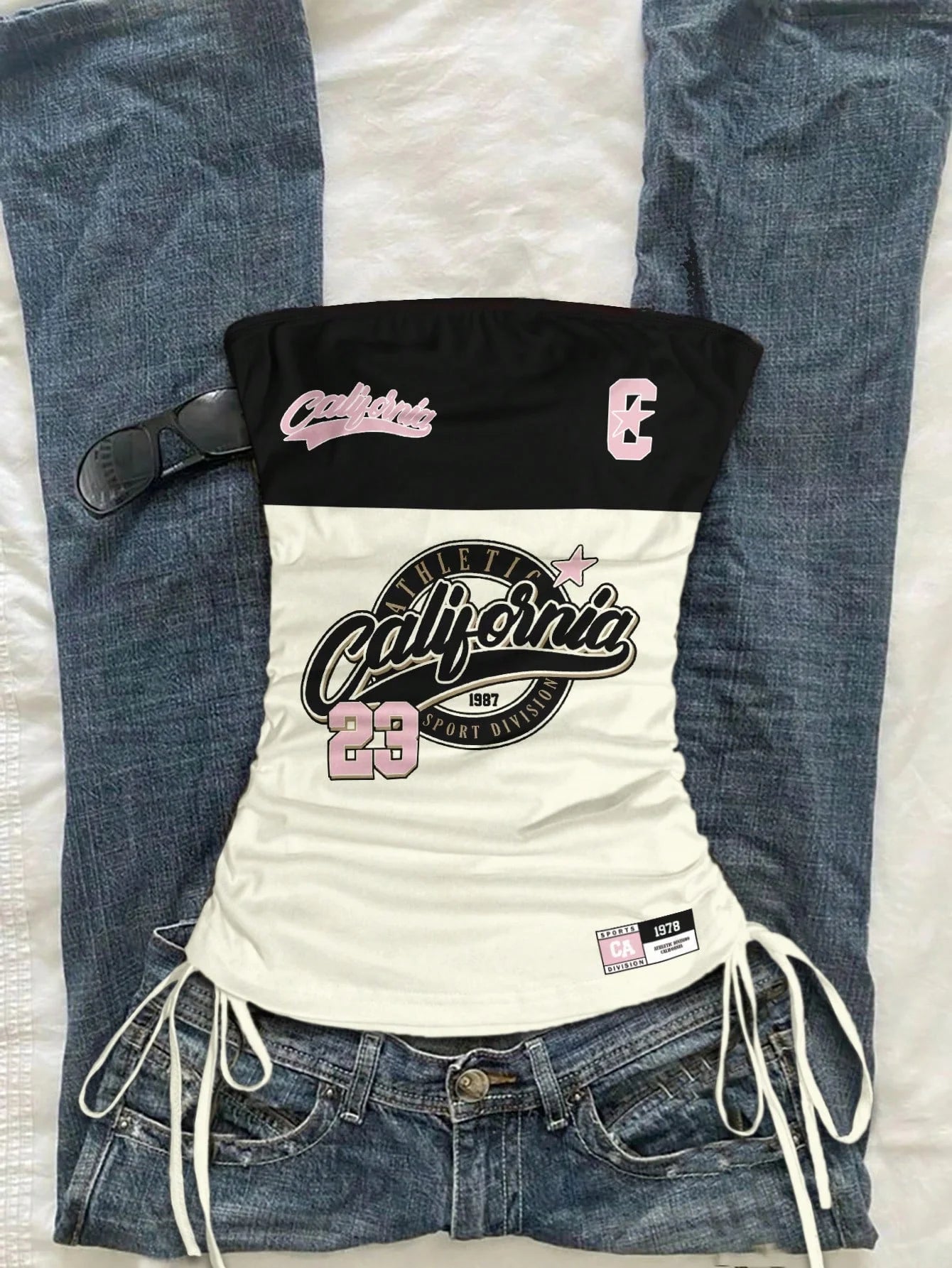 cropped top  ，Women&
