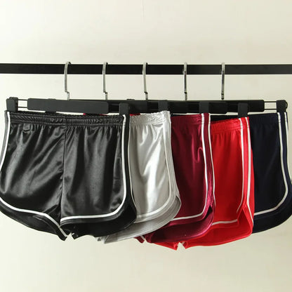 Women Shorts Summer Silk Slim Beach Casual White Shorts Hot