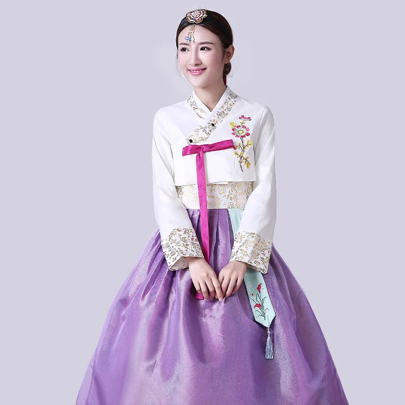 Korean Hanbok Dress for Women Ancient Traditional Stage Dance Costume Lady Palace Korea Wedding National Dance Clothes