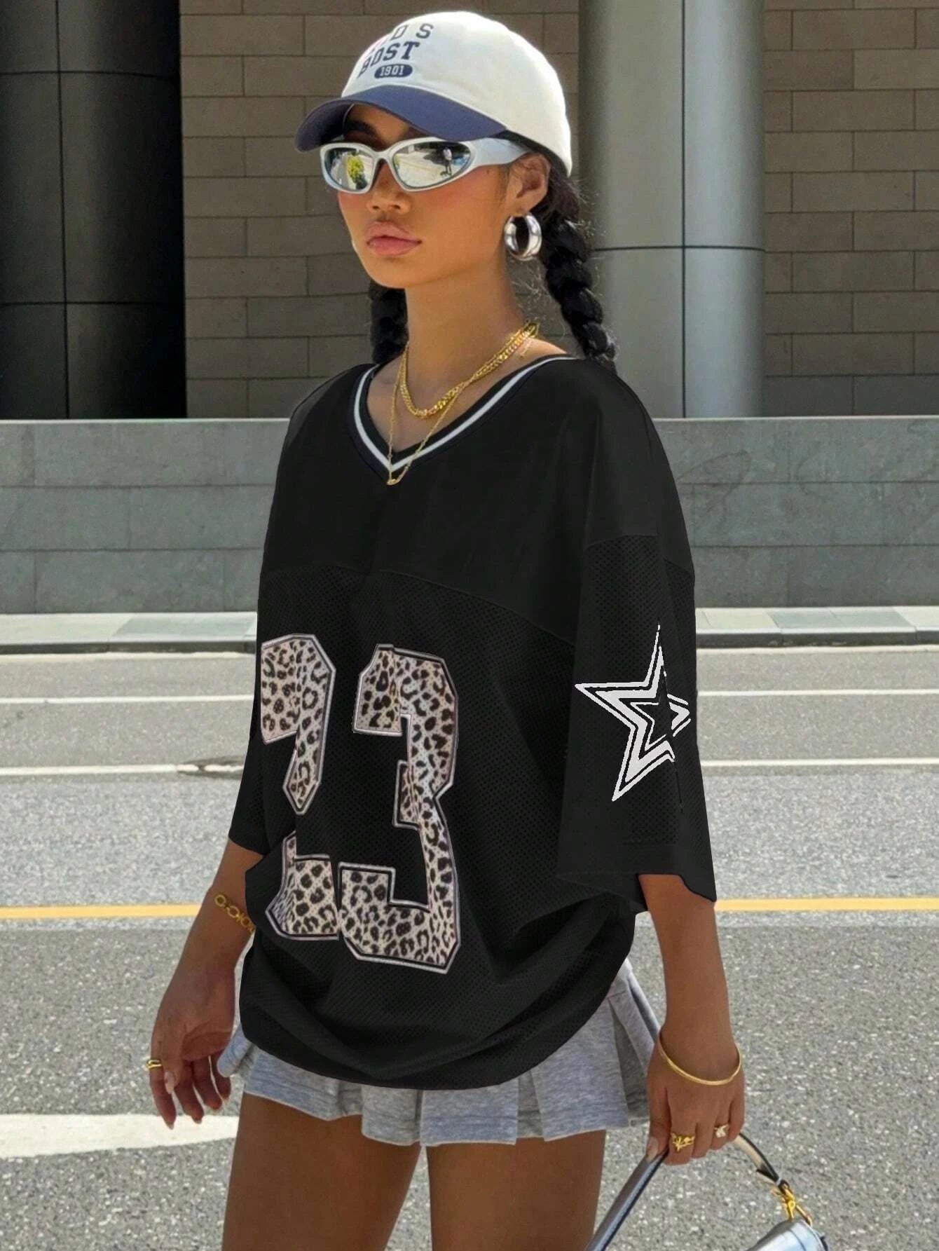 2025 New Sports Jersey Women Printed T-Shirt NO.23 Basketball Jerseys Streetwear Couple Same Style Oversized Men Woman Clothing