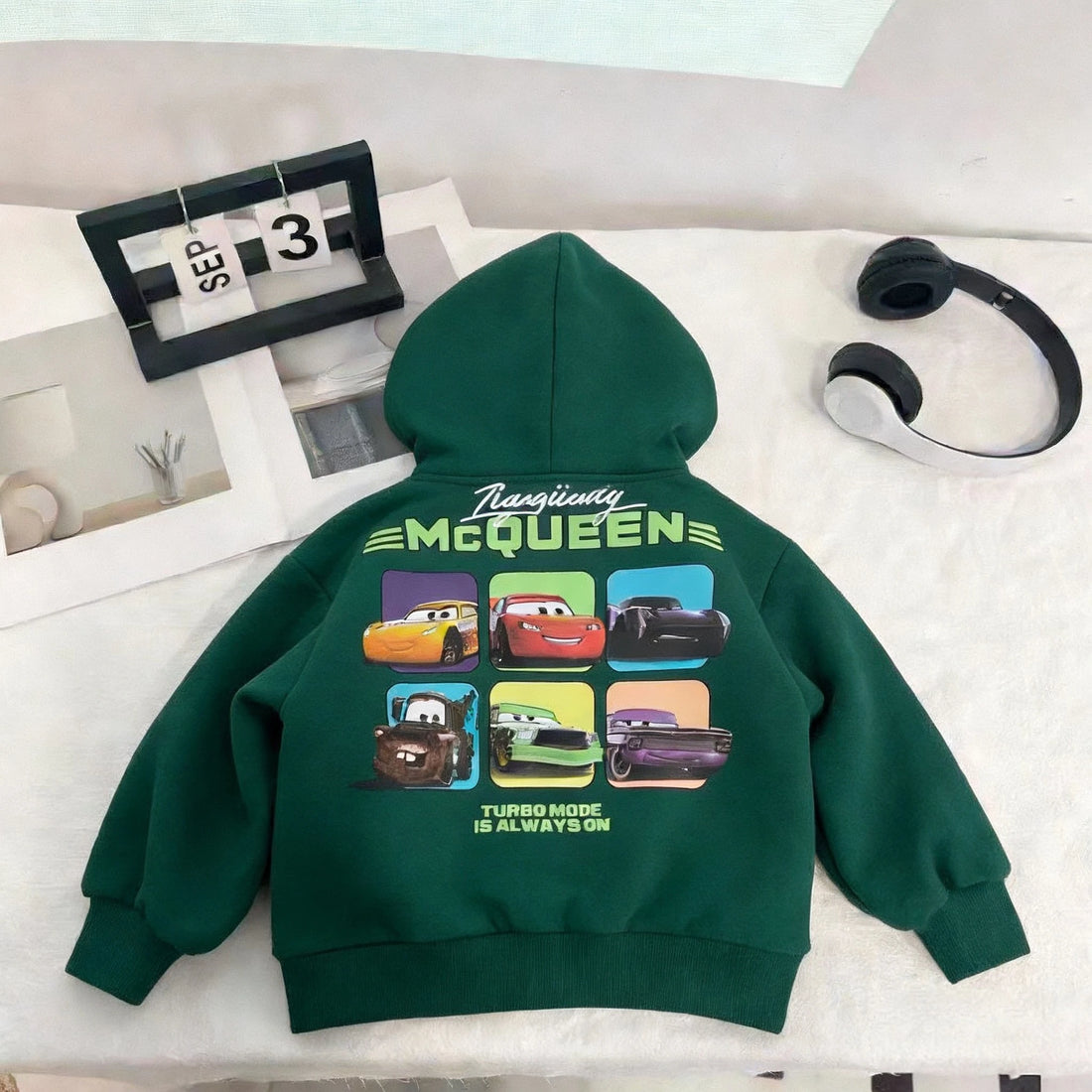 Hoodies For Kids Clothing Spring New Style Cartoon Car Fashion Sweatshirts Tops Hooded Long Sleeved Children&