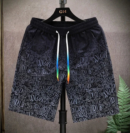 Shorts for Men Anime Graphic Board Man Short Pants Beach in Bulk with Ice Elastic Personalizate Fashion Streetwear New Pant 2025