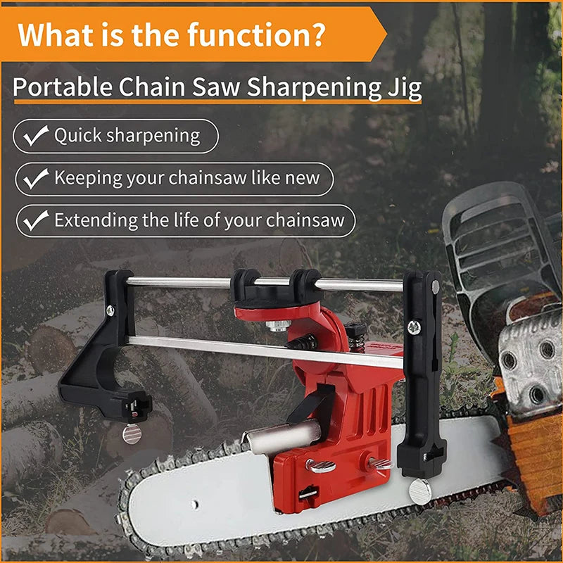 NEW Chainsaw Sharpener Manual Chainsaw Chain Sharpening Chain Saw Sharpen Tool for Most Chain Saws Electric Saws Garden Tools