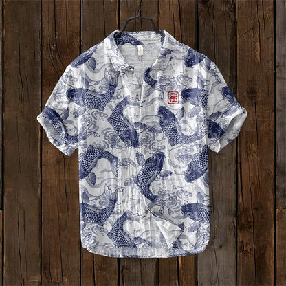 Linen Shirt-2025 Summer Men&