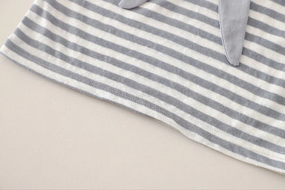 Kids Baby Boys Summer Clothes Sets Infant Kids Cotton Striped T-shirt + Denim Shorts 2Pcs Suit Children&