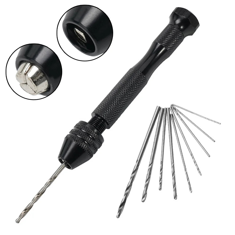 0.3-3.2mm  Small Hand  Drill Set  Woodworking Drilling Tools For Models Hobby DIY Jewelry Craft Hand Manual Drill Bit