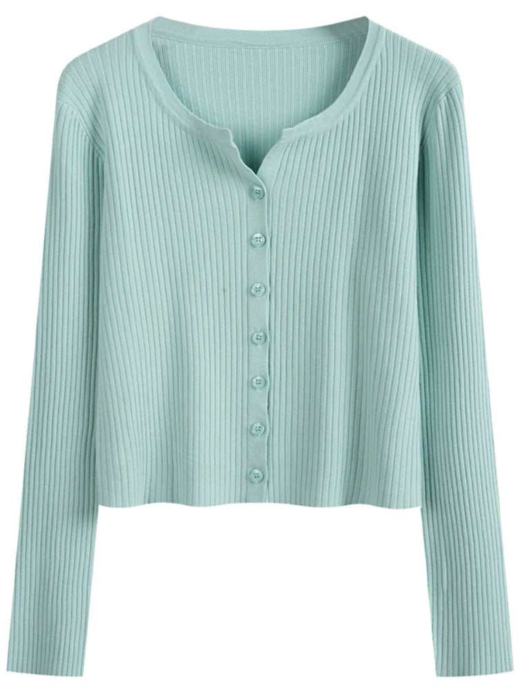 2026 Fashion Women Sweater Female Cardigan Thin Outerwear Short Short Design Sweater Long-sleeve Small Cape Blusa Feminina