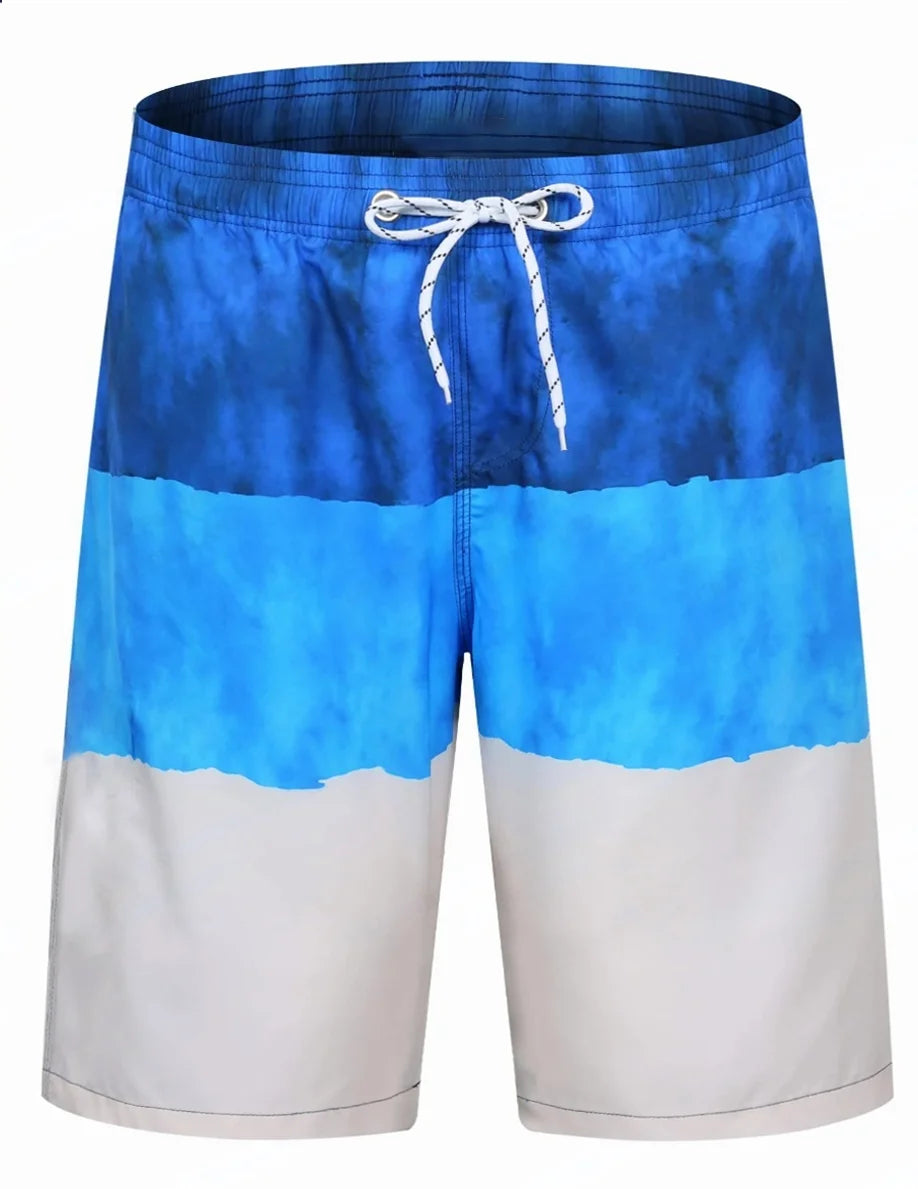 Sea Beach Casual Classic Stripe Beach Shorts For Men Loose Breathable Quick Dry Sport Board Short Summer Fashion New Short Pant