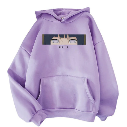 Hyuga Hinata Men Fashion Hoodies Men Women Hooded Sweatshirts Fashion Hip Hop Casual Pullovers Autumn Boys Girls Streetwear