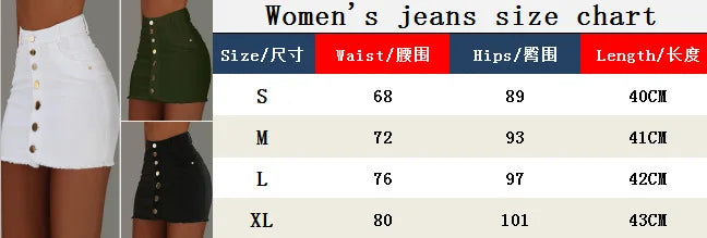 Jeans Skirt Women Shorts Comfortable Soft Breathable Denim Short Skirts Elastic Fashionable Hip Skirt Ruffle Table Skirt Female