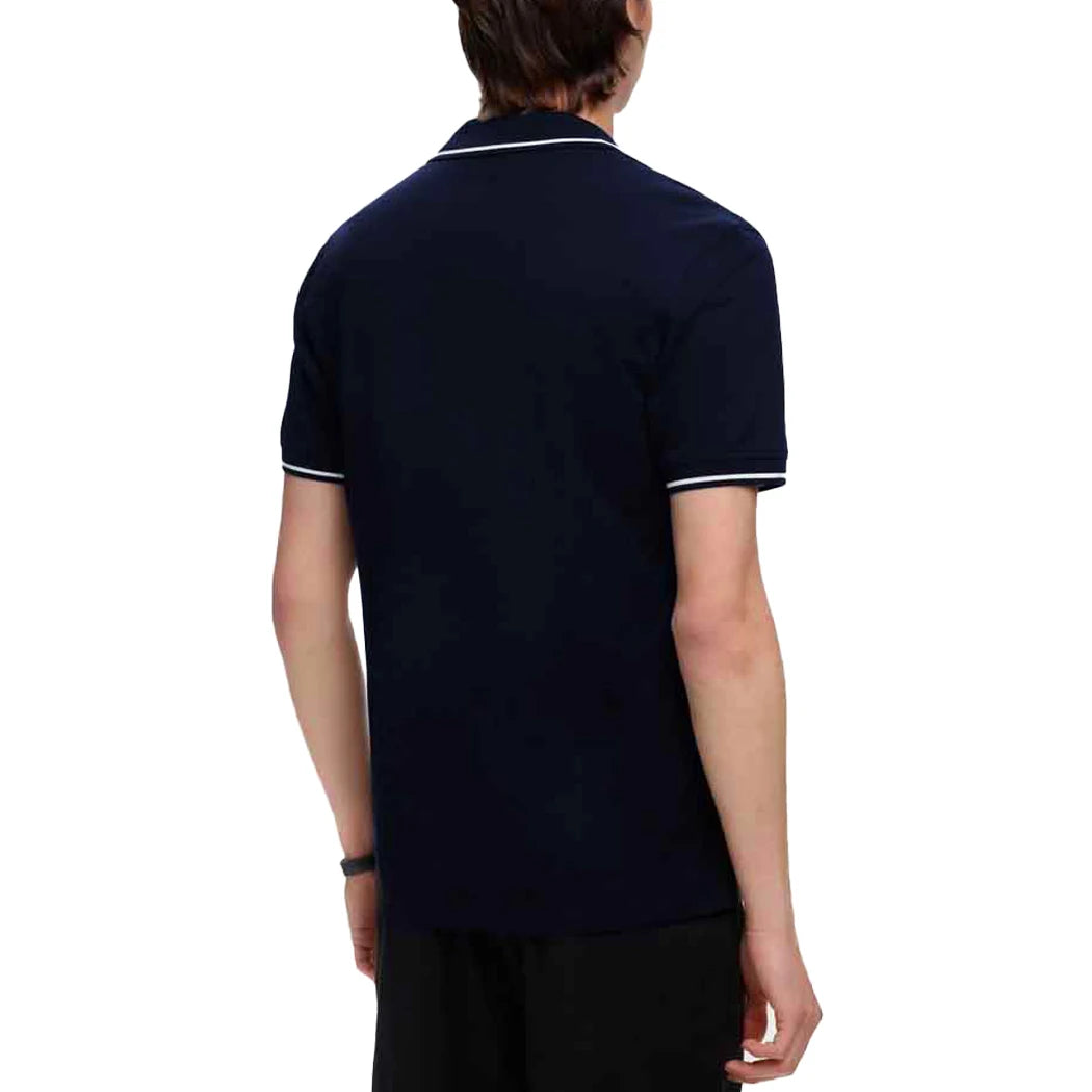 New Men Polo Shirts Short Sleeve Polo Collar Patchwork Solid Men&