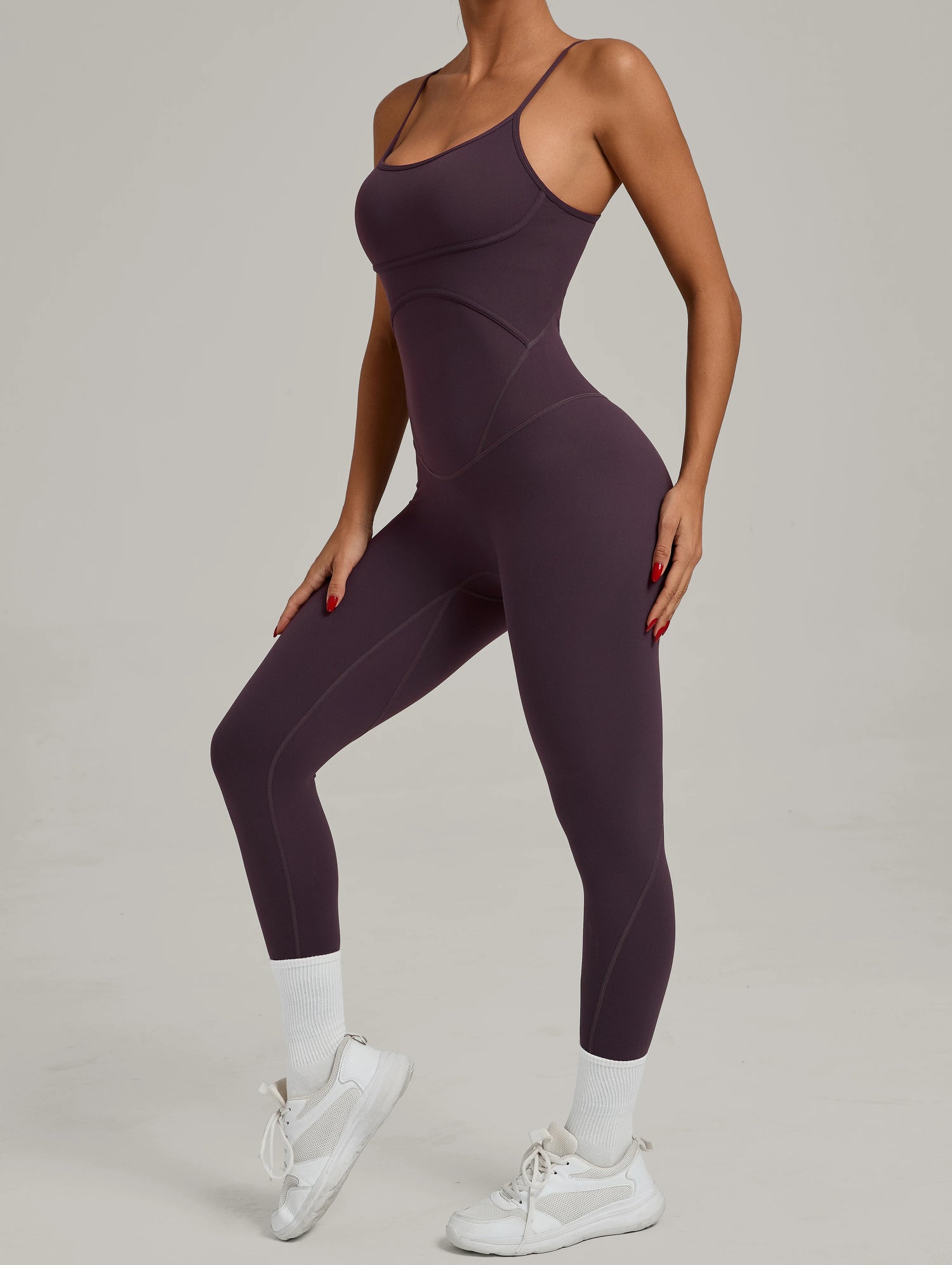 Padded One-Piece Yoga Clothes Sportswear Women&