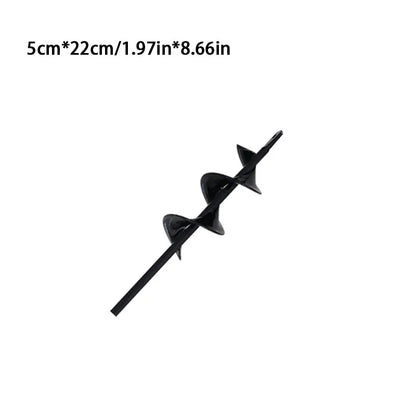 Ground Drill Bit - Detachable Spiral Rod - Garden Vegetable Loosening, Soil Planting, Seedling Transplanting Tools