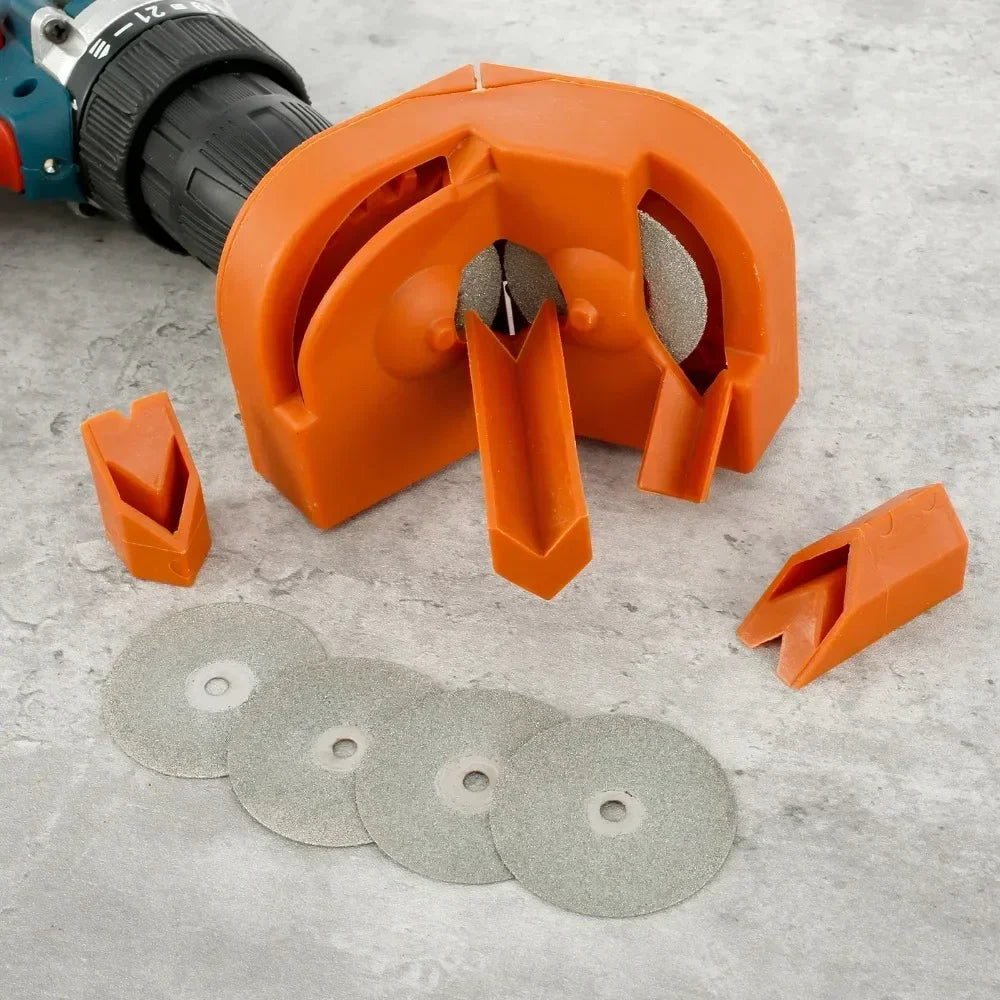 Drill Bit Sharpener Multipurpose Drill Bits Grinding Sharpener, Portable Drill Grinder Grinding Tool, Powered by Electric Drills